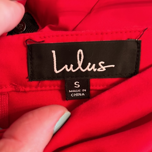 Red Lulu’s pencil skirt - Picture 6 of 6